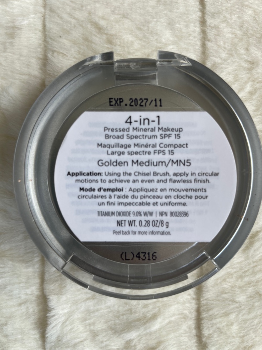 PUR Cosmetics|4-in-1 Pressed Mineral Makeup SPF15|Golden Medium MN5|NIB - Picture 4 of 8